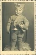 Young George smiling