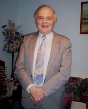 George and Helen Jesze on sofa in conservatory