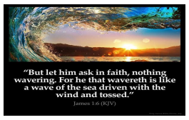 But let him ask in faith