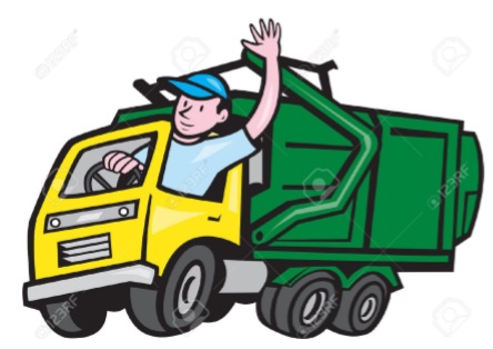 Bin man and lorry
