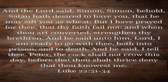 Luke 22:31-34